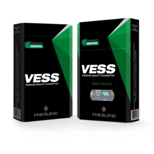 บุหรี่นอก เวส ดำ เมนทอล (ซองแข็ง)