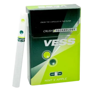 บุหรี่นอก เวส แอปเปิ้ลมิ้น (2 เม็ดบีบ)