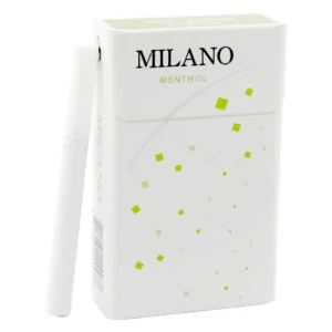 บุหรี่นอก มิลาโน่ ขาวจุดเขียว