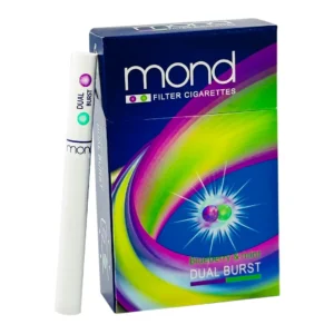 บุหรี่นอก ม่อน รุ้ง (2 เม็ดบีบ)