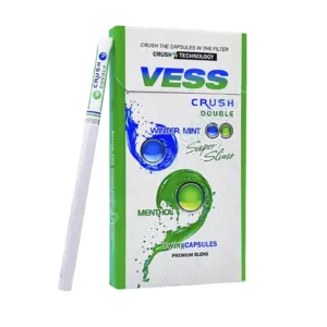 บุหรี่นอก เวส เมนทอล สลิม (2 เม็ดบีบ)